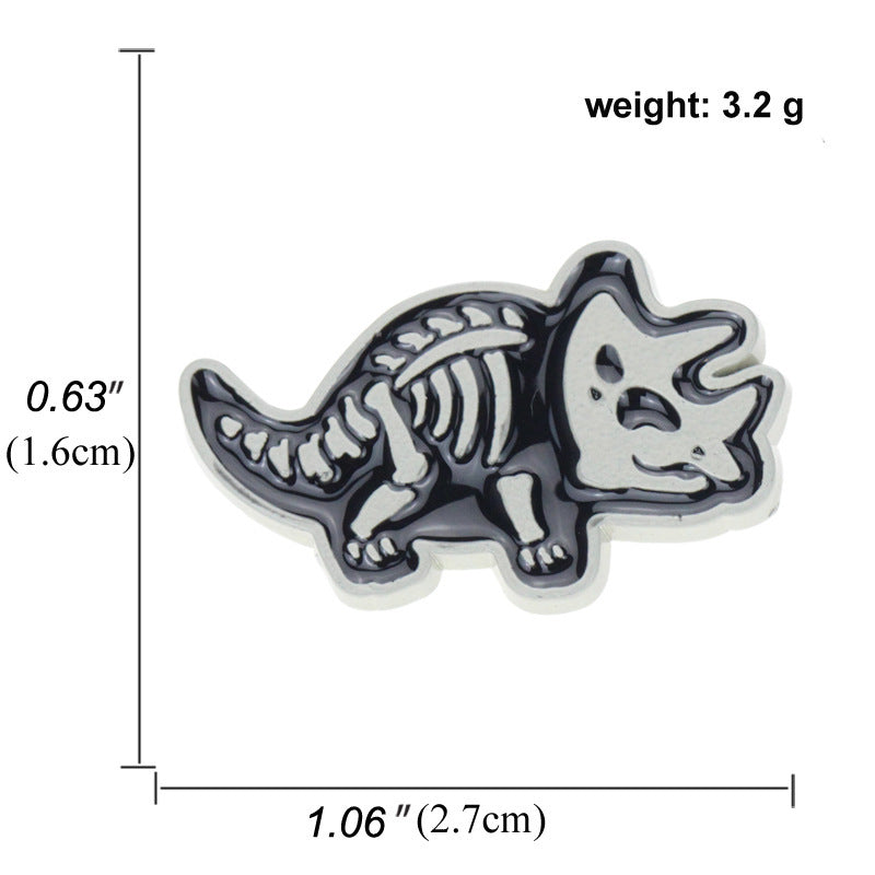 Zinc Alloy Personalized Animal Collar Pin Brooch