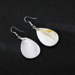 European And American Natural Abalone Shell Series Earrings, Ladies Temperament Earrings