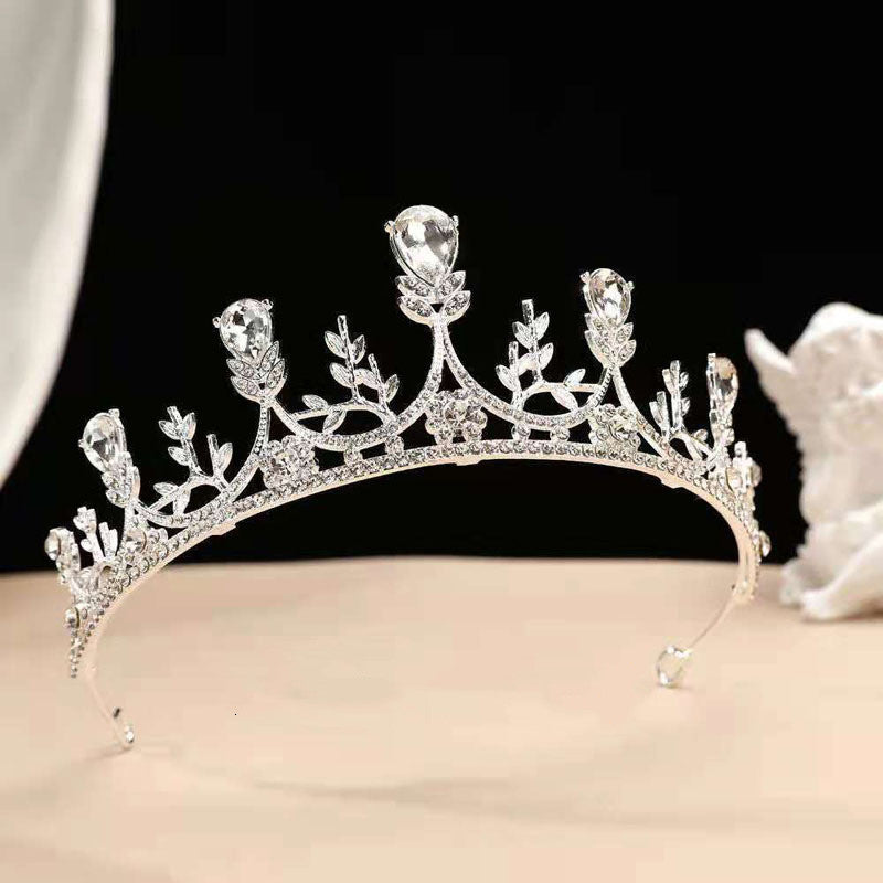 Girls' Crown Crystal Big Hair Band