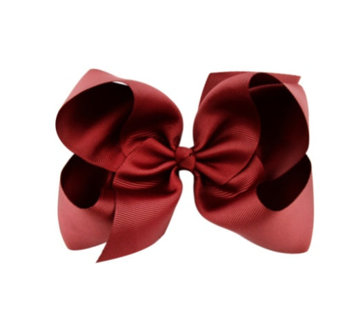 6 Inch Bow Hairpin for Children - 30 Colors, European Style