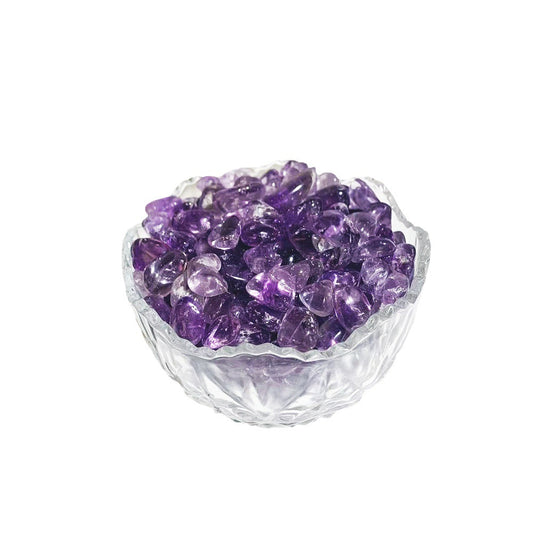Natural Brazil Purple Fish Tank And Flower Pot Decorative Crystal Stone