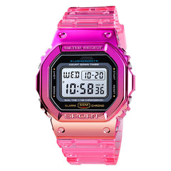 Transparent Belt Sports Watch Female