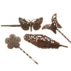 Creative Retro Jewelry Female Bronze Hair Clip