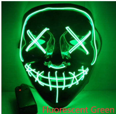 Halloween Horror Glowing Mask V Shape