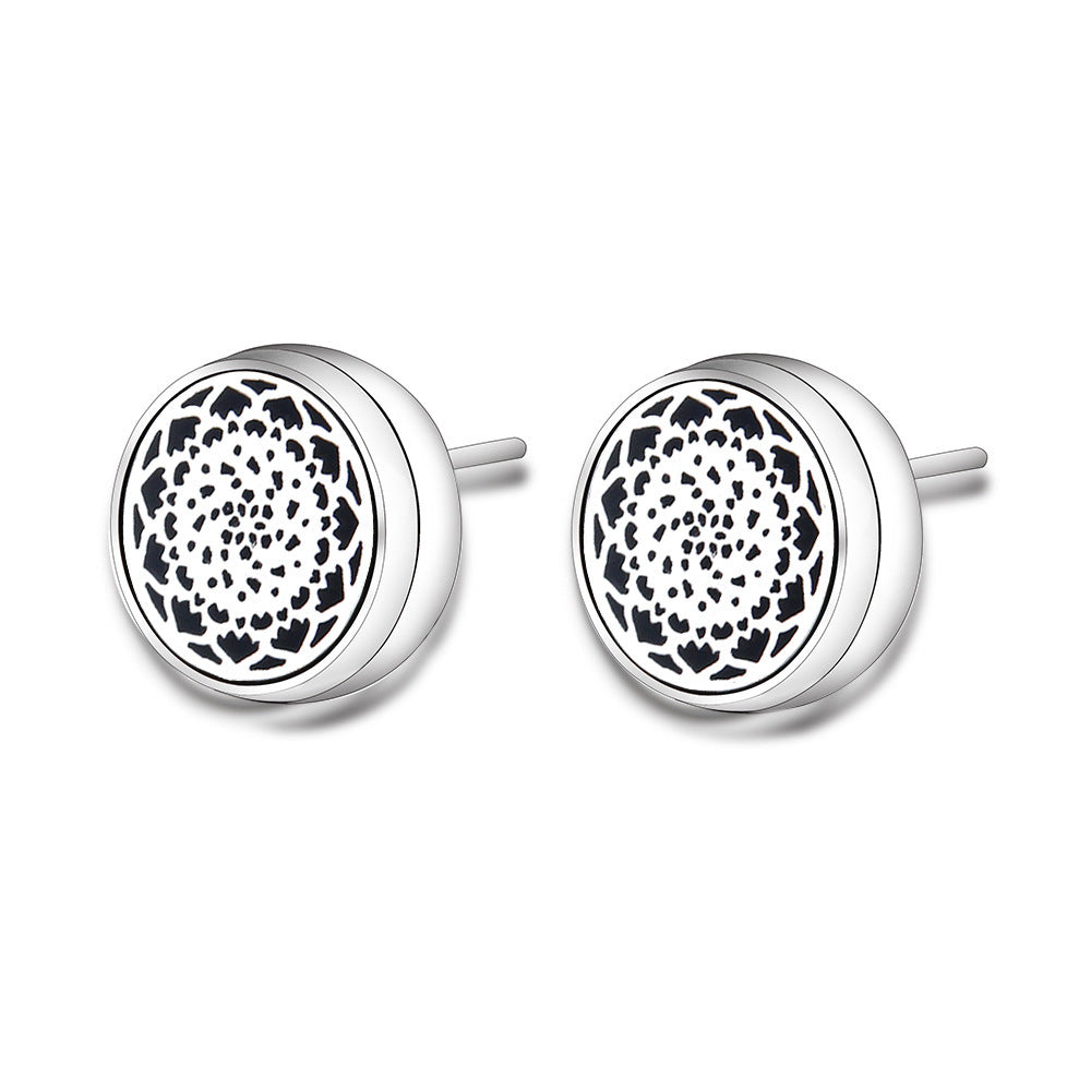 Stainless Steel Aromatic Earrings