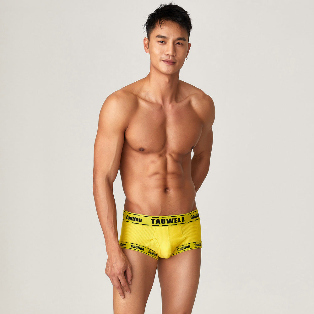 Fashion Men's Solid Color Breathable Underwear