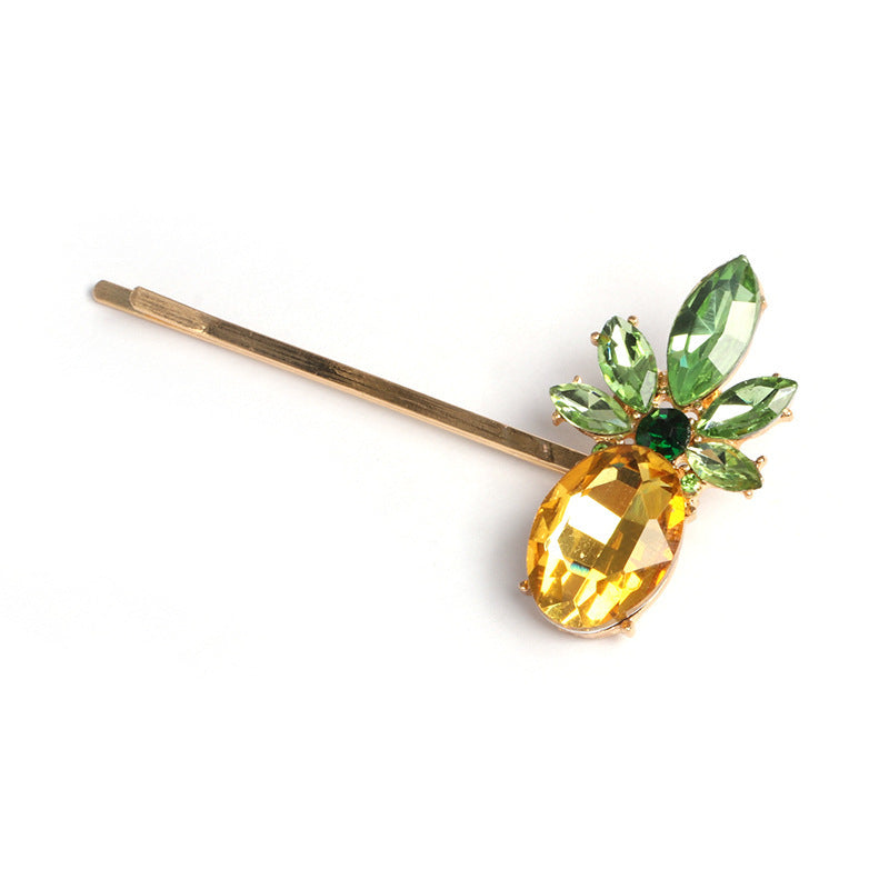 Fashion Personality Micro-inlaid Zircon Fruit Bee Hairpin