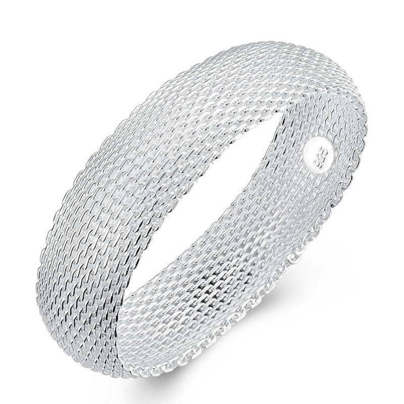 Women's silver mesh bracelet