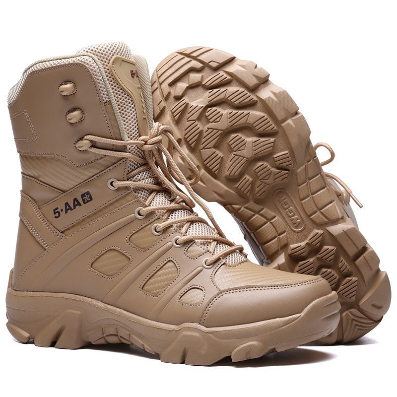 High-top outdoor hiking shoes