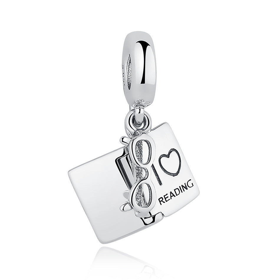 S925 Sterling Silver Accessories Book Sterling Silver Pendant