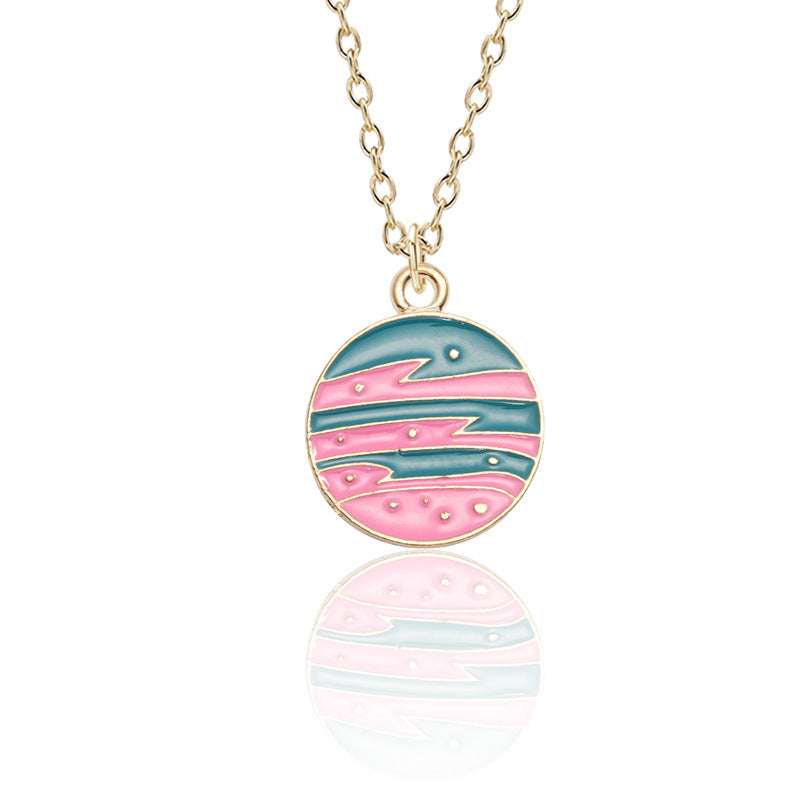 Spaced-Out Cartoon Necklace