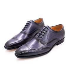 Men's British Style Brogue Leather Men's Shoes