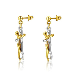 Lovers embrace Earrings