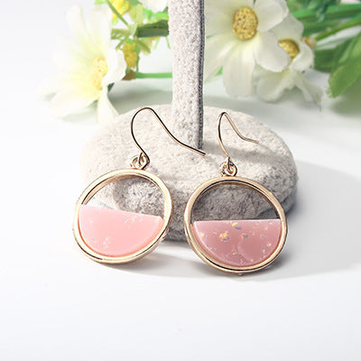 Simple And Personalized Temperament, Female Earrings, Circular Earrings, And Popular Accessories