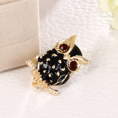 Red Eyed Owl Brooch