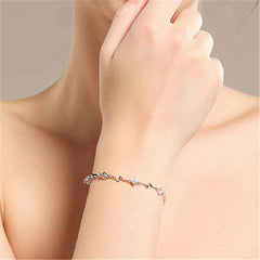 Blue crystal bracelet women diamond lightning bracelet