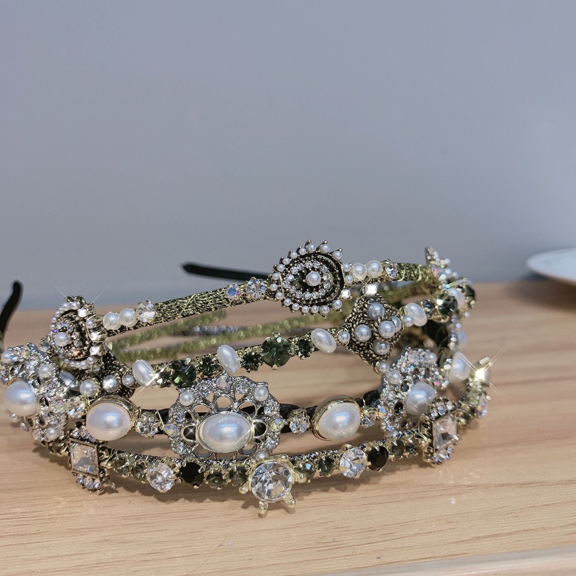 Vintage Full Diamond Crystal Sweet Hair Band