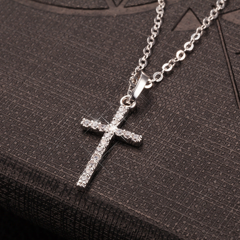 Cross Pendant Lady Necklace