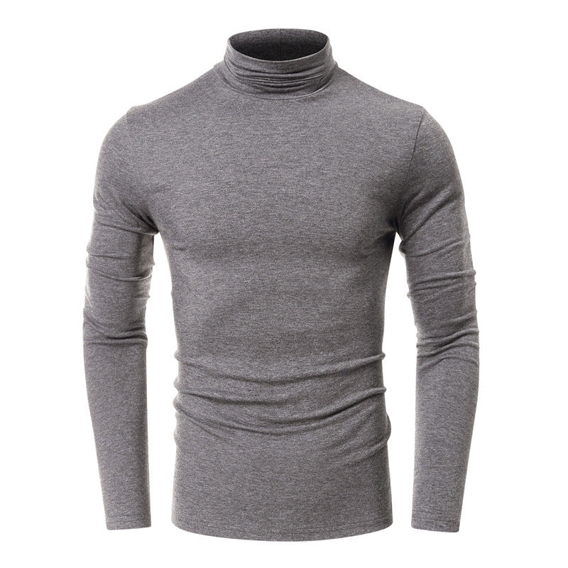 Turtleneck bottoming shirt men's clothing t-shirt