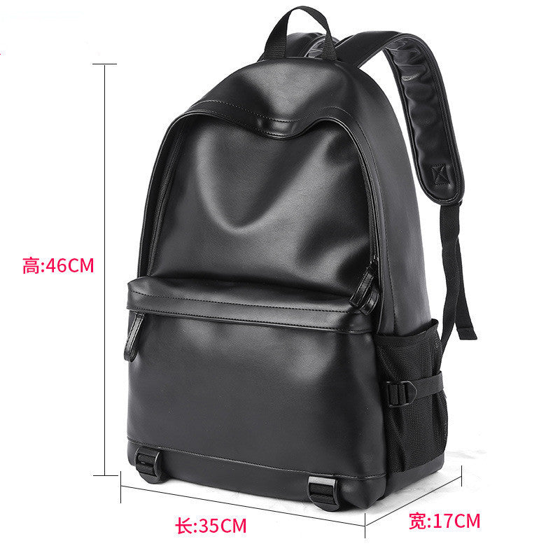 Men's backpack pvc large capacity usb waterproof backpack