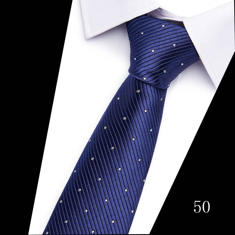 Men's Polyester Silk High-grade Twill Gold Tie