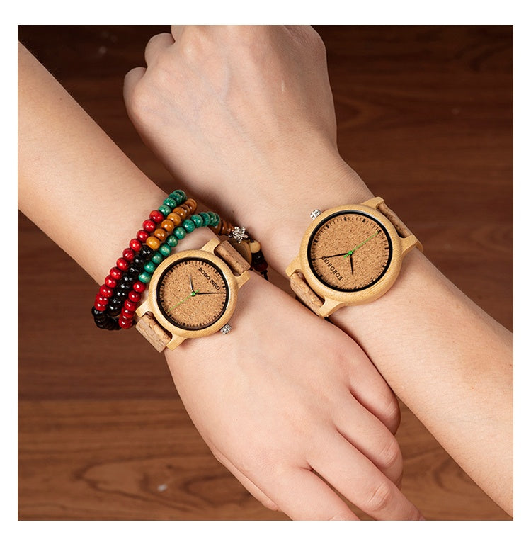 Bamboo and wooden watches