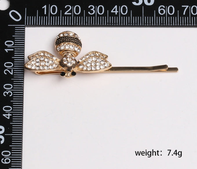 Fashion Personality Micro-inlaid Zircon Fruit Bee Hairpin