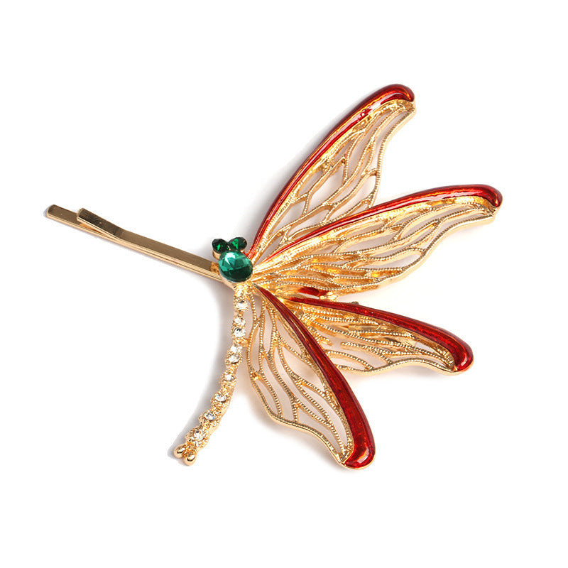 Fashion Personality Micro-inlaid Zircon Fruit Bee Hairpin