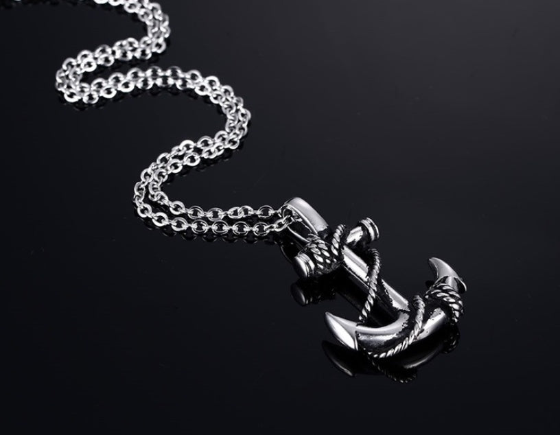 European style stainless steel men anchor anchor pendant pendant pendant pirates wholesale PN-461