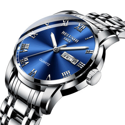 Bellows new men's quartz watch