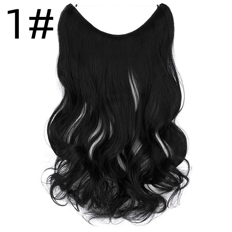 Wig Without Curtain Long Curly Hair Mark