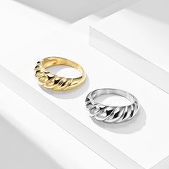 Stainless Steel Bread Ring Ring Fashionable Wear