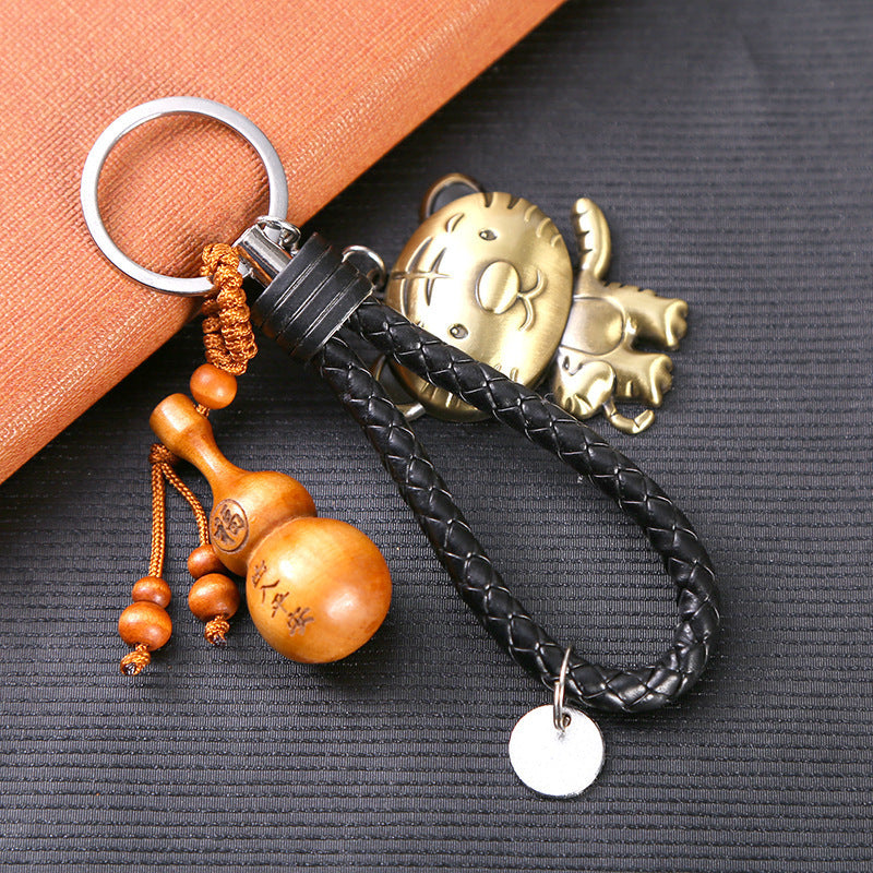 Zodiac Fashion Retro Metal Pendant Key Chain