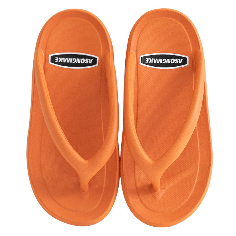 A Pair Of Sandals And Slippers For Couples In Domestic Dormitory