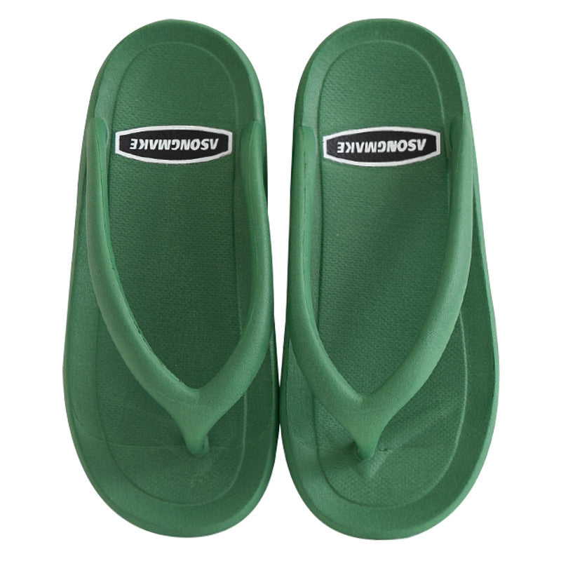 A Pair Of Sandals And Slippers For Couples In Domestic Dormitory