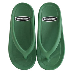 A Pair Of Sandals And Slippers For Couples In Domestic Dormitory