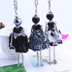 Fashion Cute Humanoid Doll Pendant Necklace