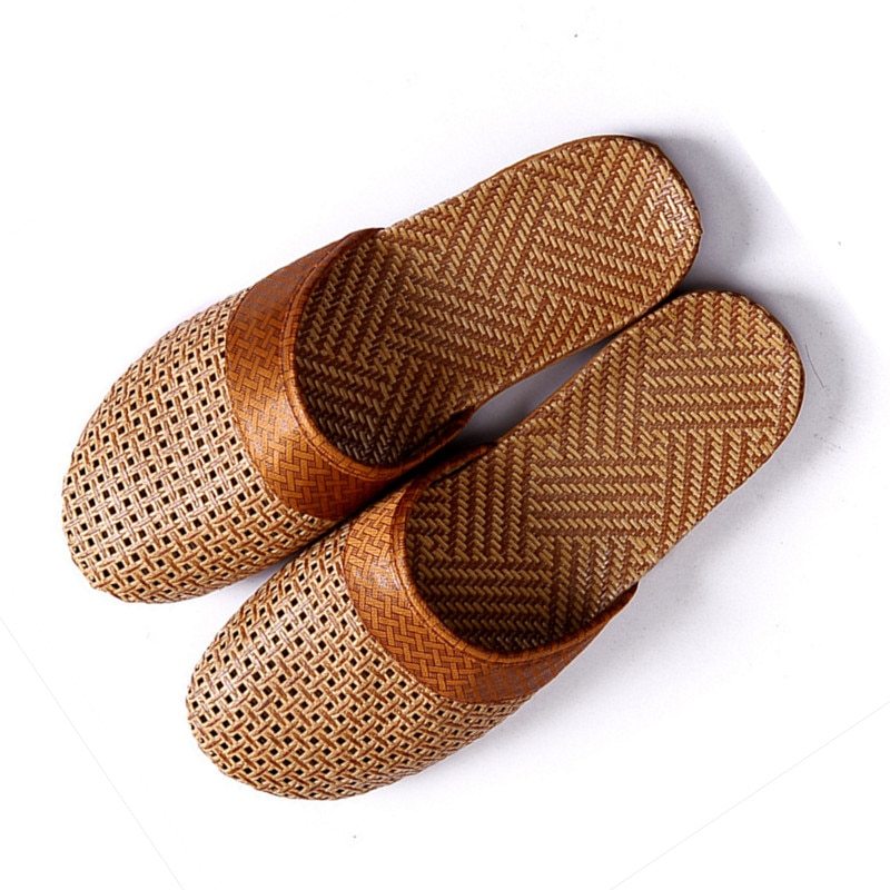 Summer Asian Straw Woven Sandals And Slippers Ladies