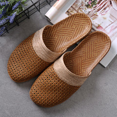 Summer Asian Straw Woven Sandals And Slippers Ladies