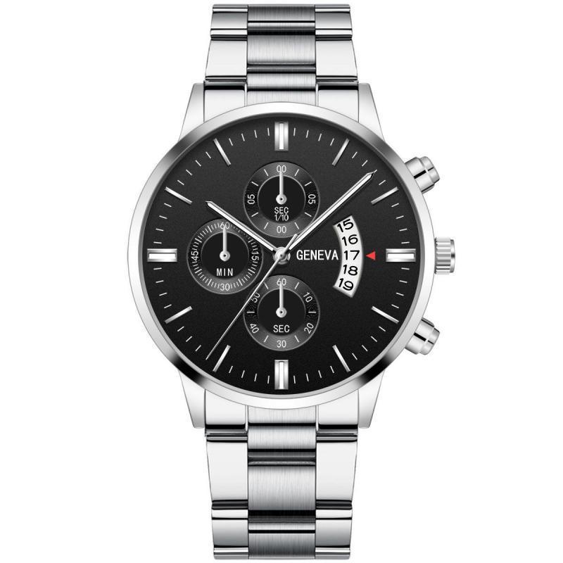 Men's Classic False Three-Eye Quartz Watch