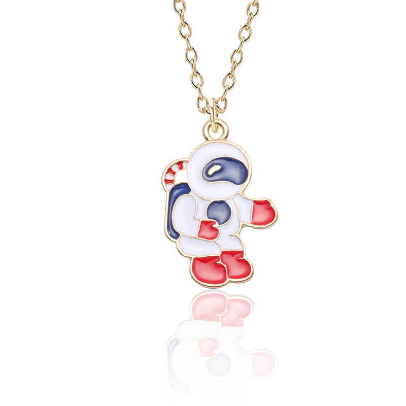 Spaced-Out Cartoon Necklace