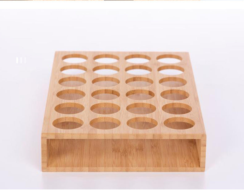 Bamboo Essential Oil Storage Rack For Essential Oil Bottles 15ml