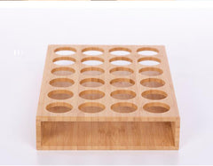 Bamboo Essential Oil Storage Rack For Essential Oil Bottles 15ml