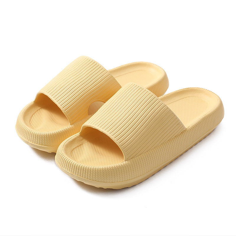 Sandals And Slippers Women's Summer Indoor Bathroom Bathing Non-Slip Deodorant Simple Thick Bottom Stepping On Shit Feeling Fashionable Outside Home Slippers