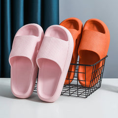 Sandals And Slippers Women's Summer Indoor Bathroom Bathing Non-Slip Deodorant Simple Thick Bottom Stepping On Shit Feeling Fashionable Outside Home Slippers