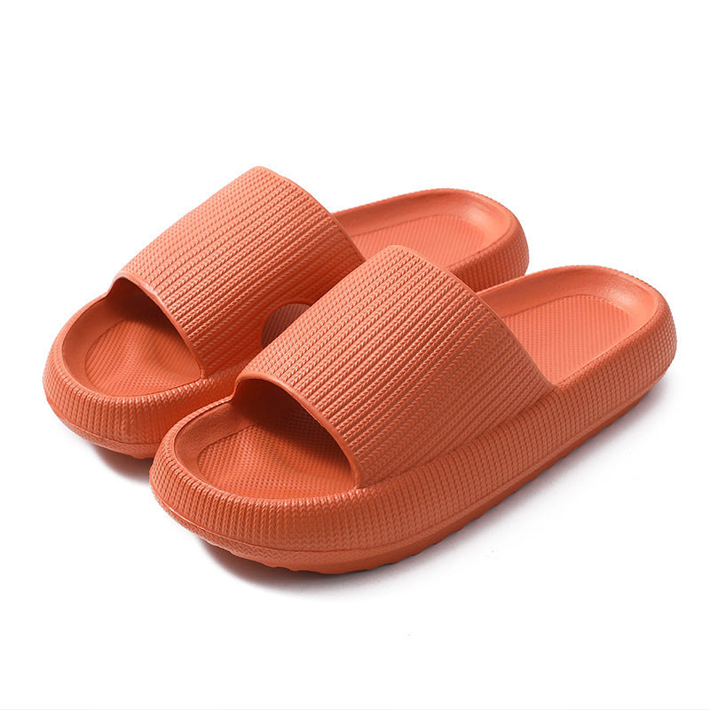 Sandals And Slippers Women's Summer Indoor Bathroom Bathing Non-Slip Deodorant Simple Thick Bottom Stepping On Shit Feeling Fashionable Outside Home Slippers