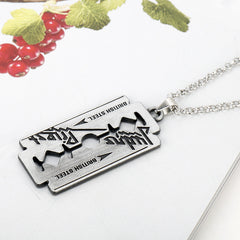 British Rock Band Judas Priest Blade Personality Creative Metal Necklace Car Pendant Pendant