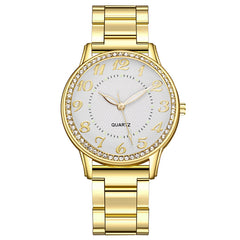 Diamond-Studded Luminous Casual Quartz Watch