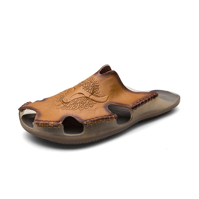 Baotou Beef Tendon Sole Beach Shoes Men