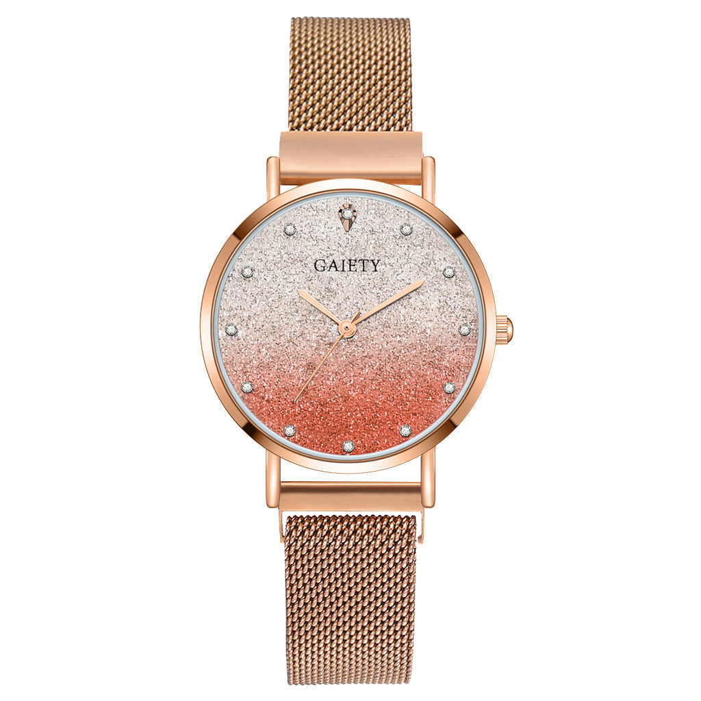 Quartz Watch Magnet Clasp Ladies Watch